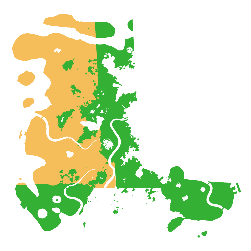Biome Rust Map: Procedural Map, Size: 4500, Seed: 22579