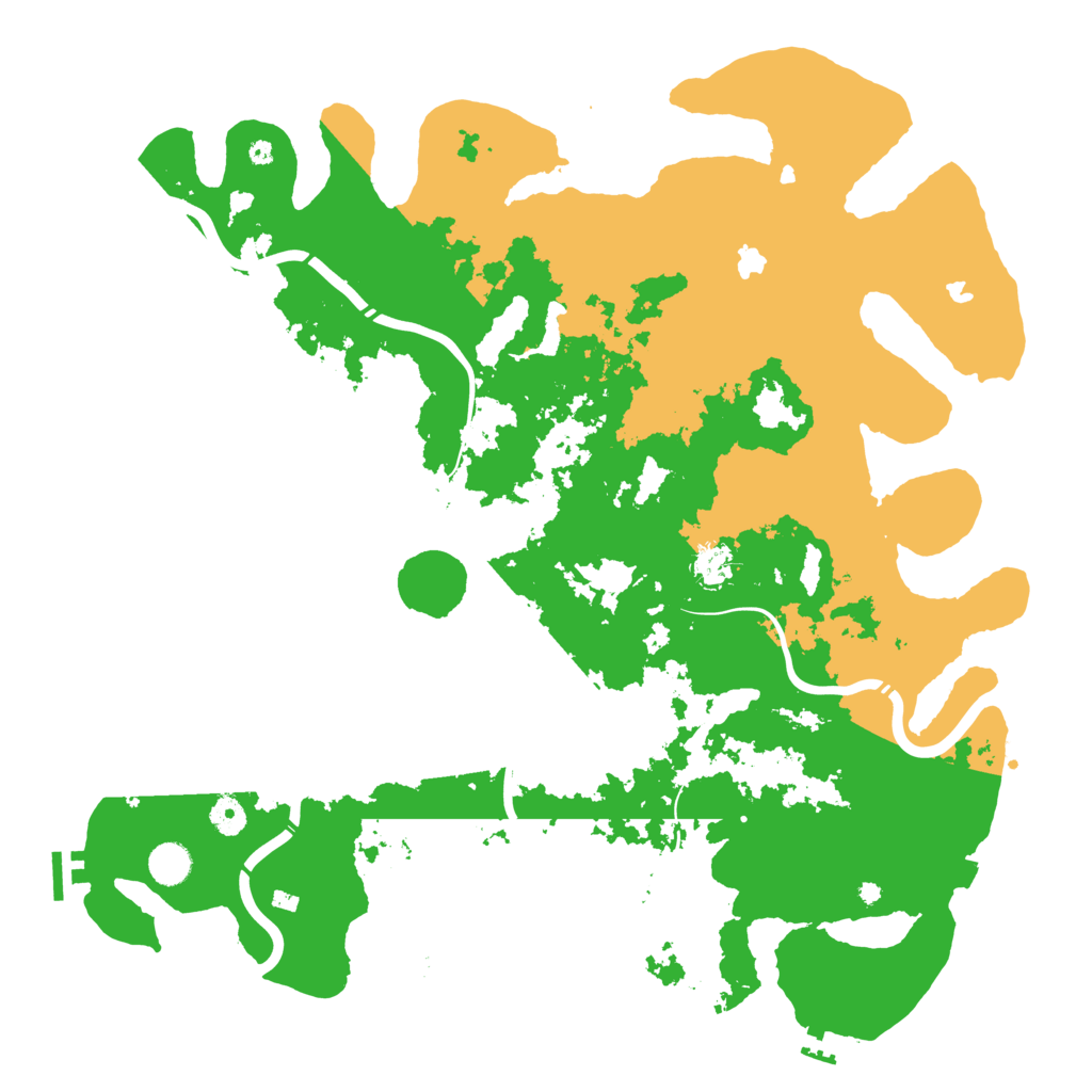 Biome Rust Map: Procedural Map, Size: 4500, Seed: 1203103818