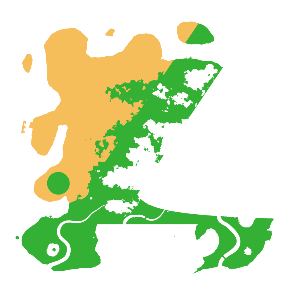 Biome Rust Map: Procedural Map, Size: 3500, Seed: 38818
