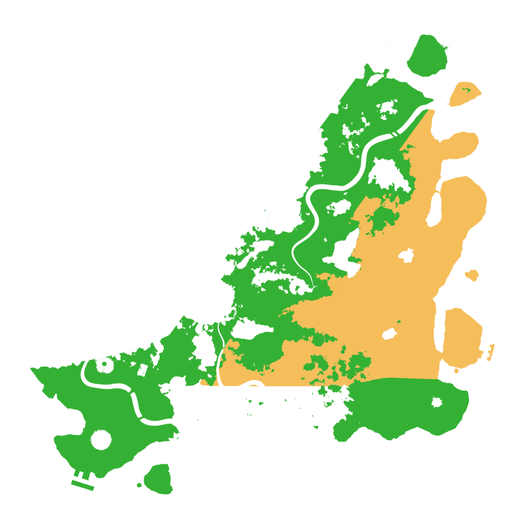 Biome Rust Map: Procedural Map, Size: 4500, Seed: 17834867