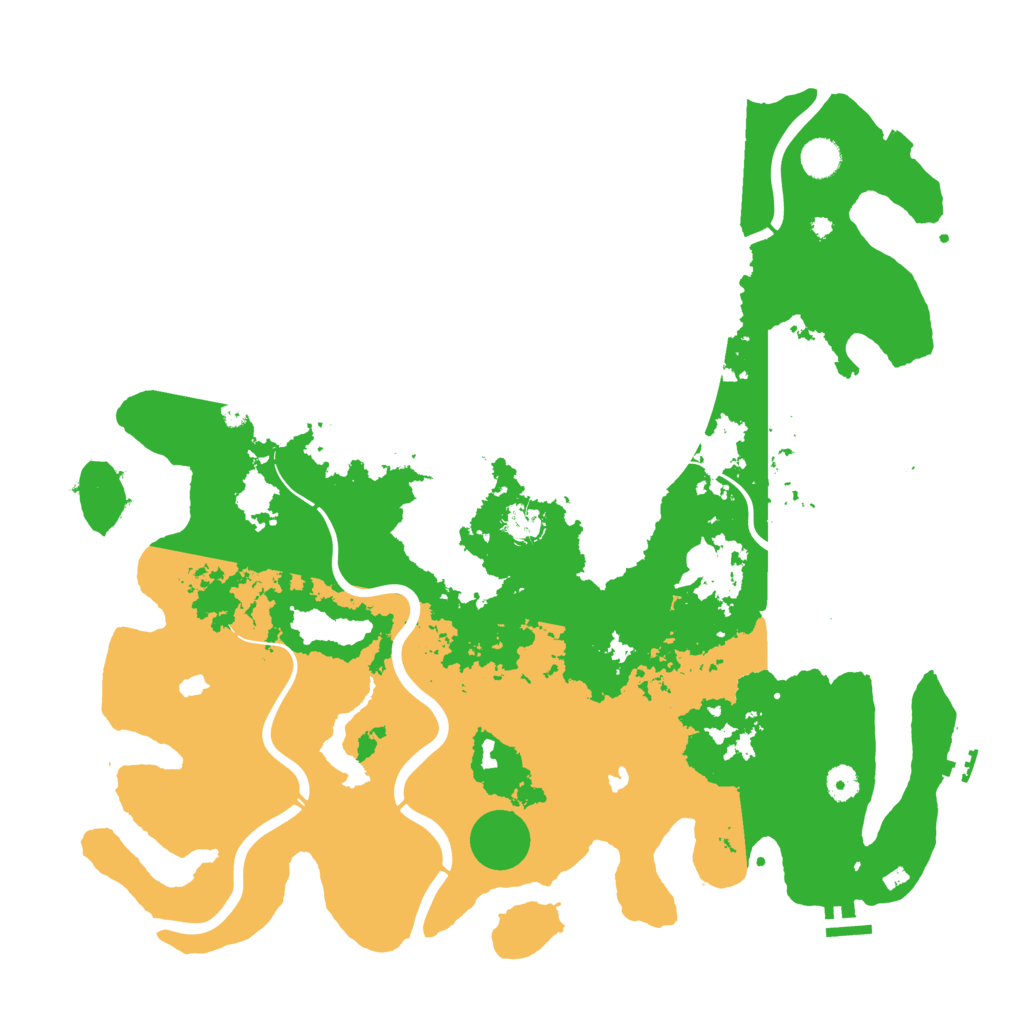 Biome Rust Map: Procedural Map, Size: 4500, Seed: 1702248601