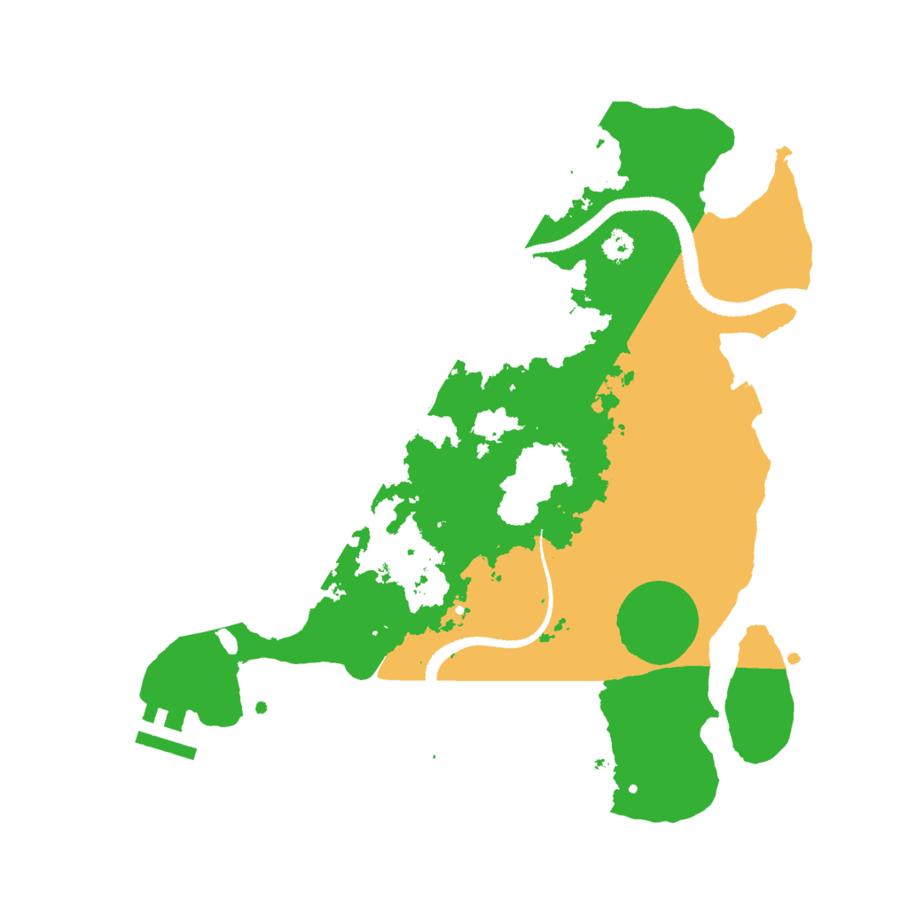 Biome Rust Map: Procedural Map, Size: 3000, Seed: 1477700203