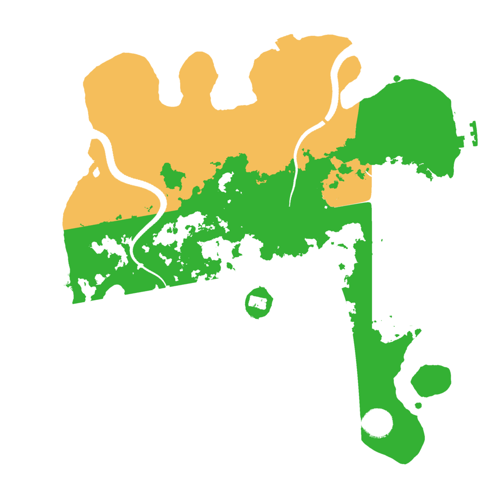 Biome Rust Map: Procedural Map, Size: 3000, Seed: 147806263