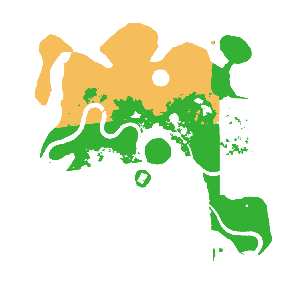 Biome Rust Map: Procedural Map, Size: 3000, Seed: 6035491