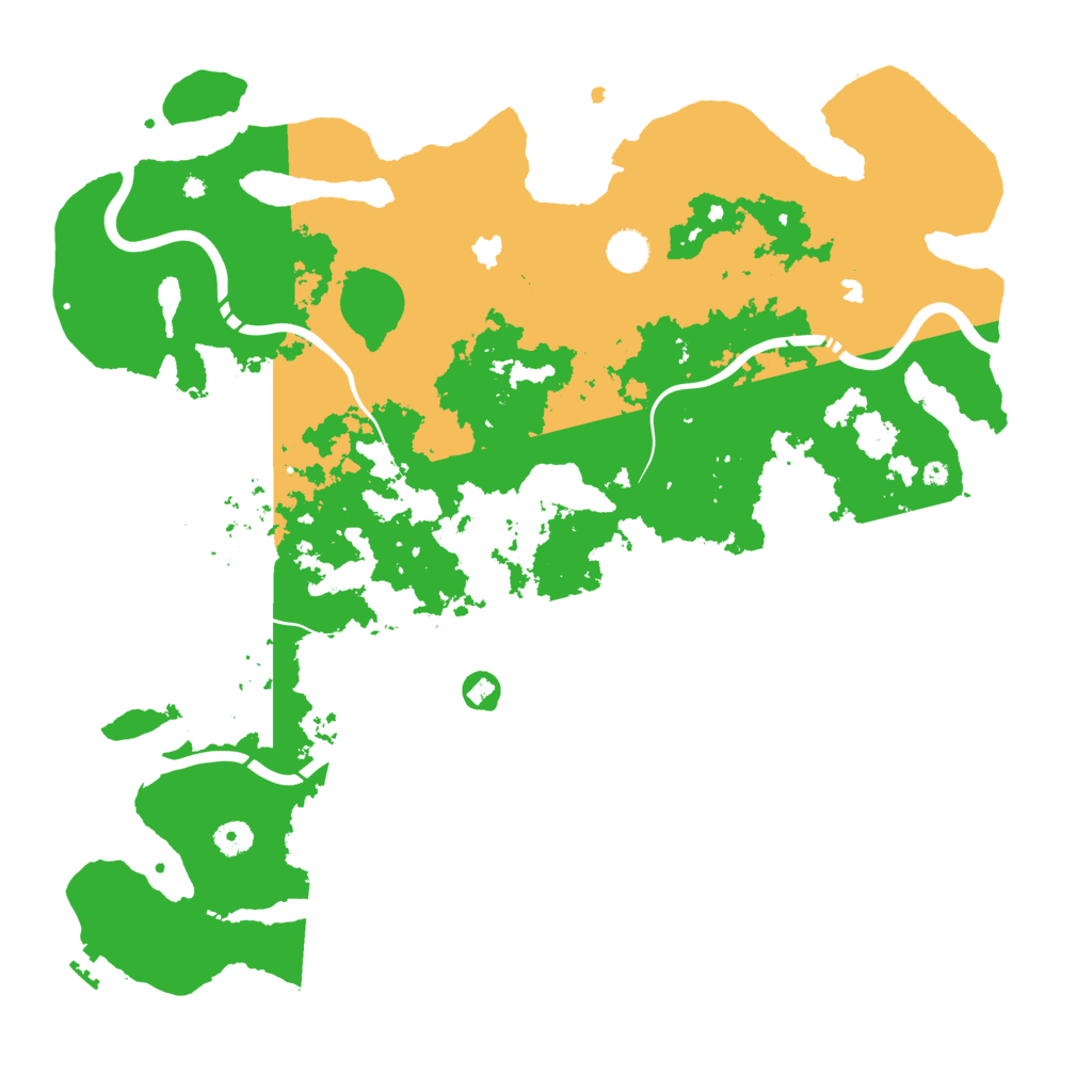 Biome Rust Map: Procedural Map, Size: 4500, Seed: 56162042