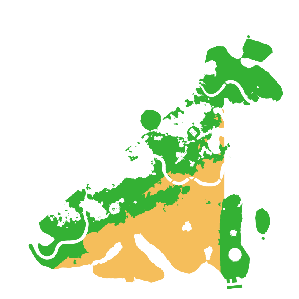 Biome Rust Map: Procedural Map, Size: 4000, Seed: 223075987