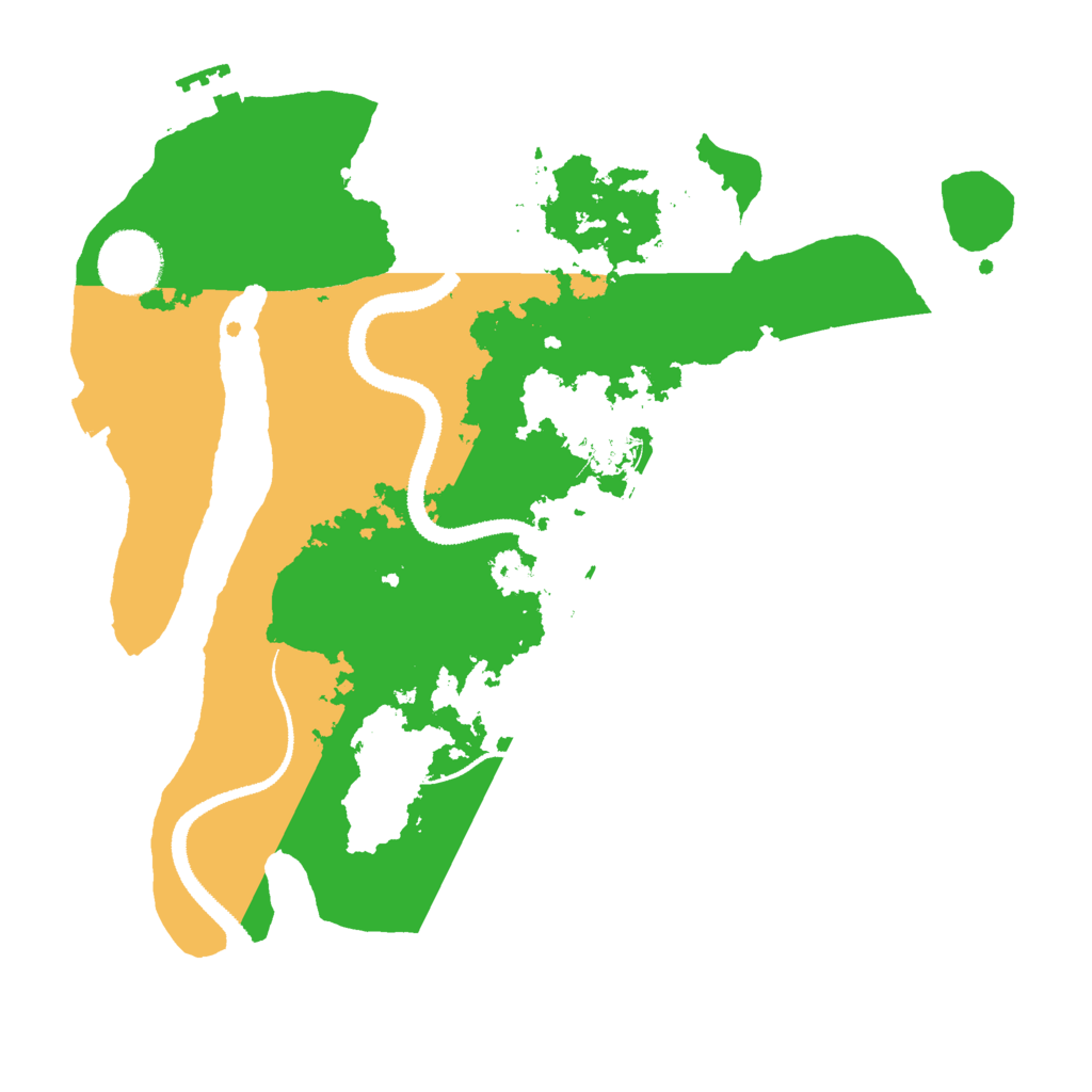 Biome Rust Map: Procedural Map, Size: 3000, Seed: 84238