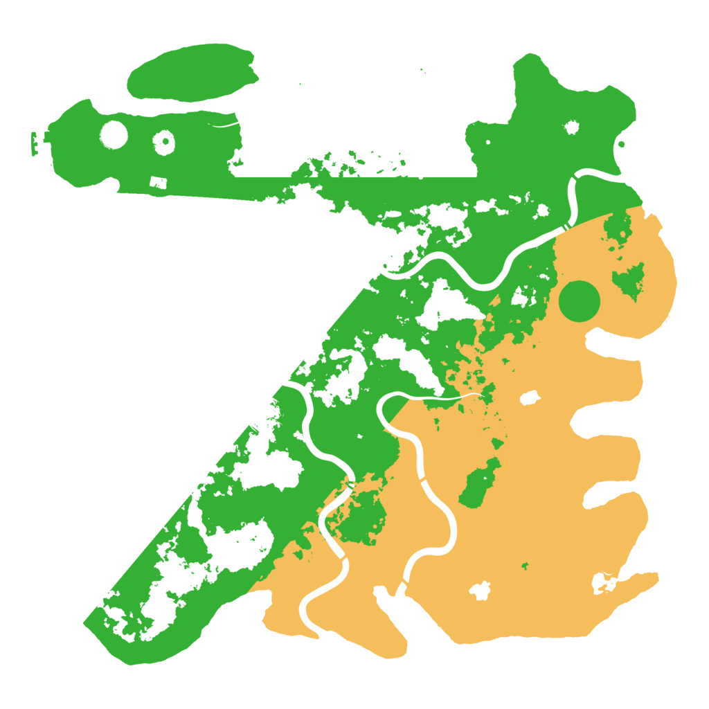 Biome Rust Map: Procedural Map, Size: 4500, Seed: 104281488