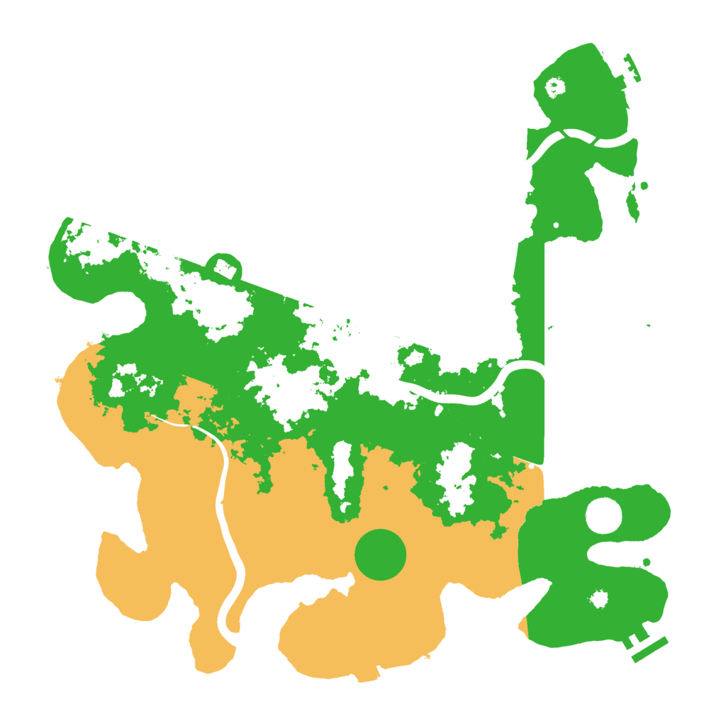Biome Rust Map: Procedural Map, Size: 3715, Seed: 994491