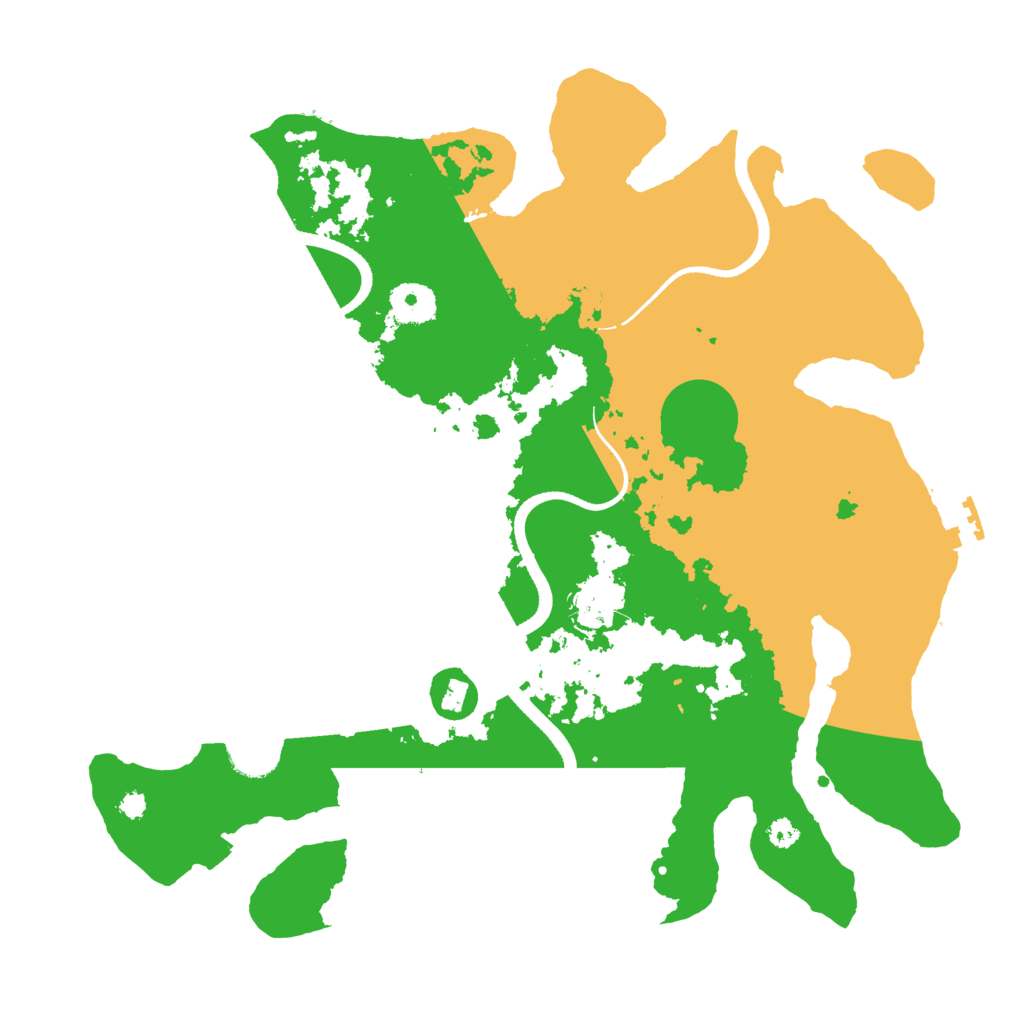 Biome Rust Map: Procedural Map, Size: 3500, Seed: 1524582878