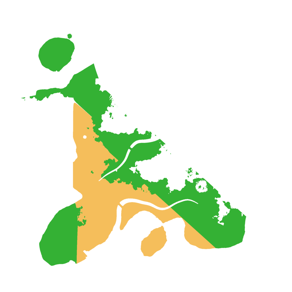 Biome Rust Map: Procedural Map, Size: 2500, Seed: 3456346
