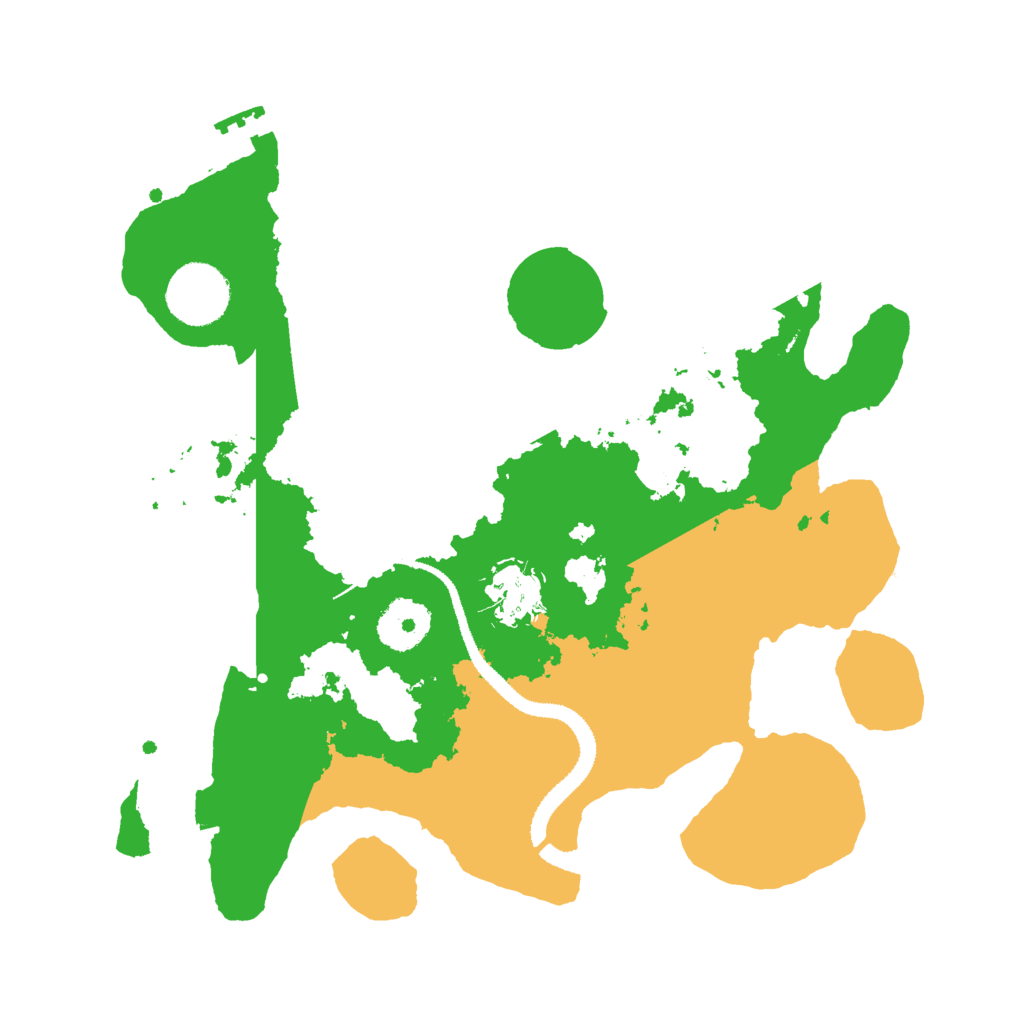 Biome Rust Map: Procedural Map, Size: 3000, Seed: 842940