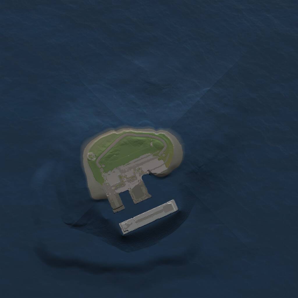 Rust Map: Procedural Map, Size: 1000, Seed: 4652262, 2 Monuments