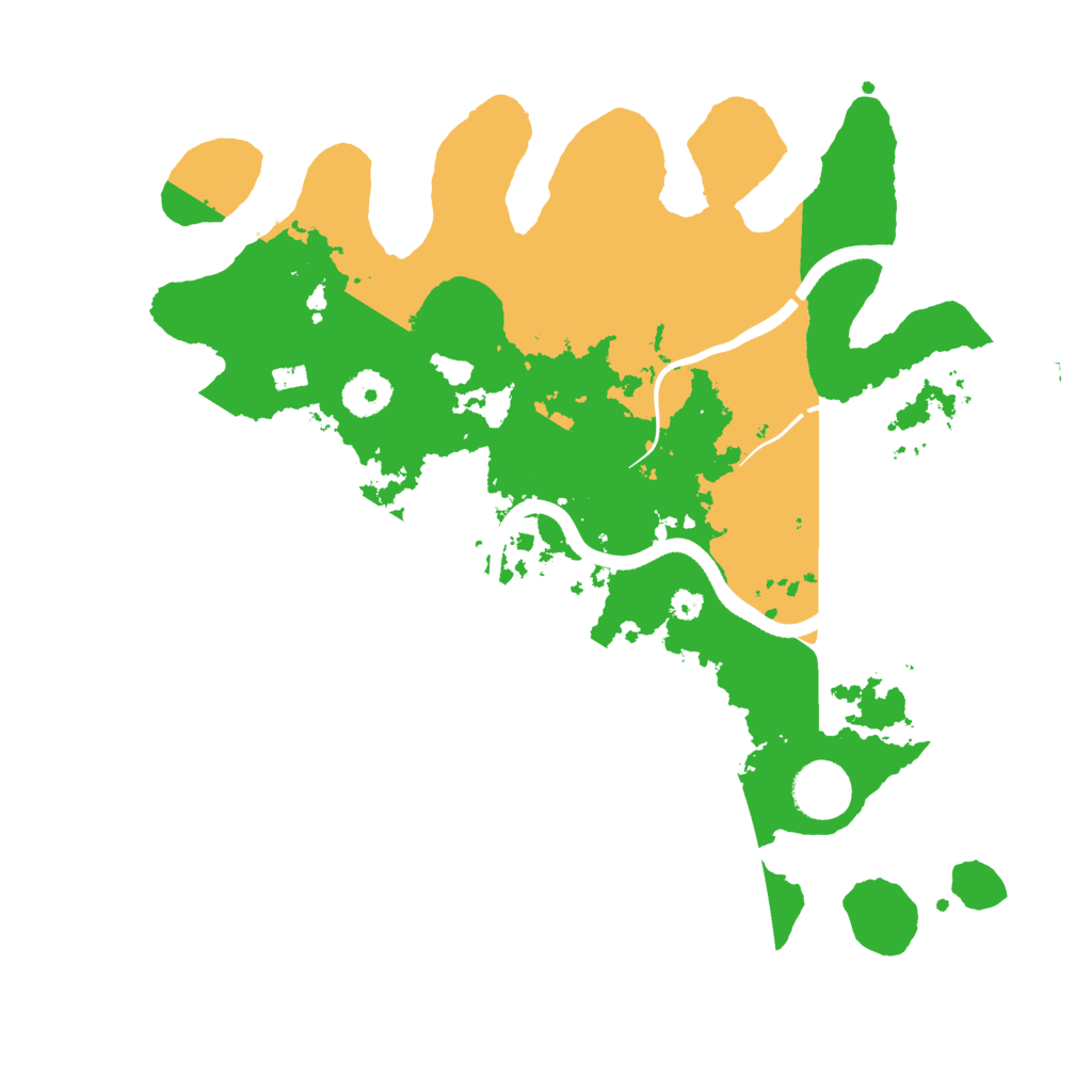 Biome Rust Map: Procedural Map, Size: 3500, Seed: 1679026980