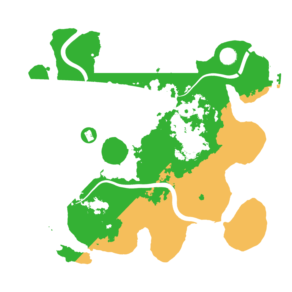 Biome Rust Map: Procedural Map, Size: 3000, Seed: 54376