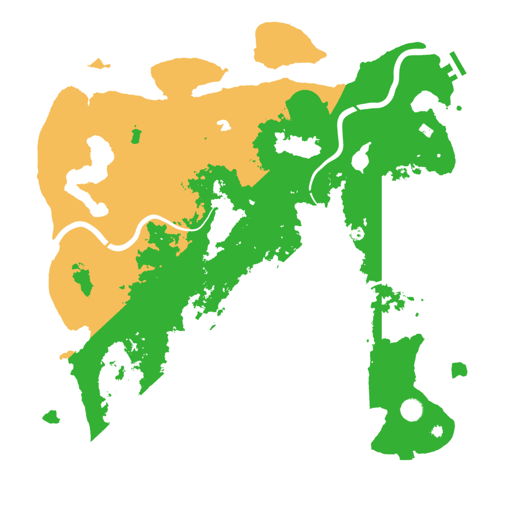 Biome Rust Map: Procedural Map, Size: 4000, Seed: 852606057