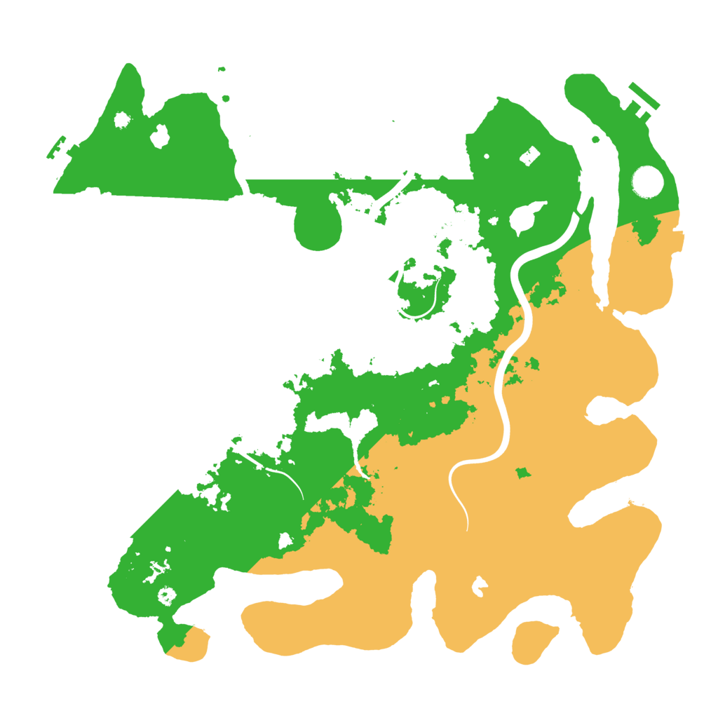 Biome Rust Map: Procedural Map, Size: 4000, Seed: 709834693