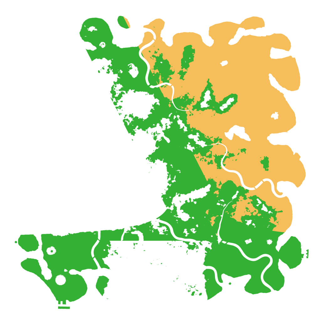Biome Rust Map: Procedural Map, Size: 5500, Seed: 1845675563