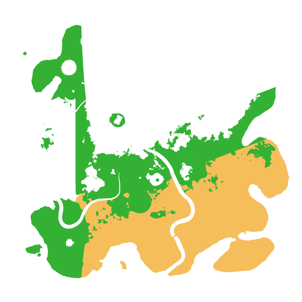 Biome Rust Map: Procedural Map, Size: 3500, Seed: 594988968