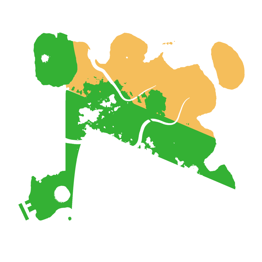 Biome Rust Map: Procedural Map, Size: 3000, Seed: 769642079