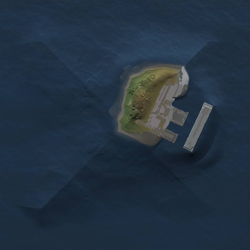Rust Map: Procedural Map, Size: 1000, Seed: 4863738, 2 Monuments