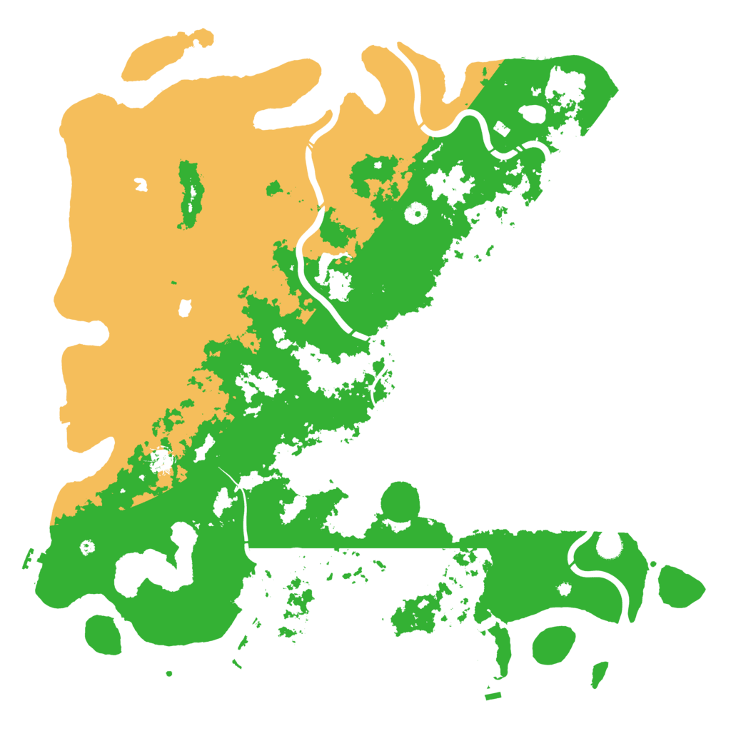 Biome Rust Map: Procedural Map, Size: 5000, Seed: 13416177
