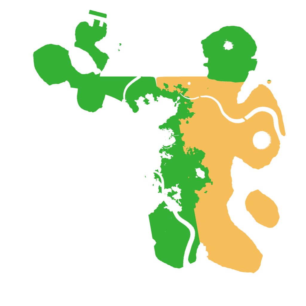 Biome Rust Map: Procedural Map, Size: 3000, Seed: 31622