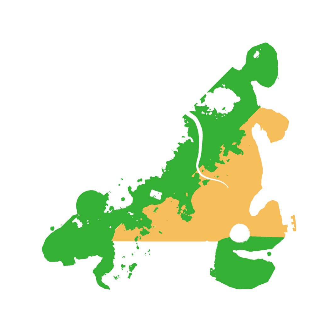 Biome Rust Map: Procedural Map, Size: 3000, Seed: 1207514803