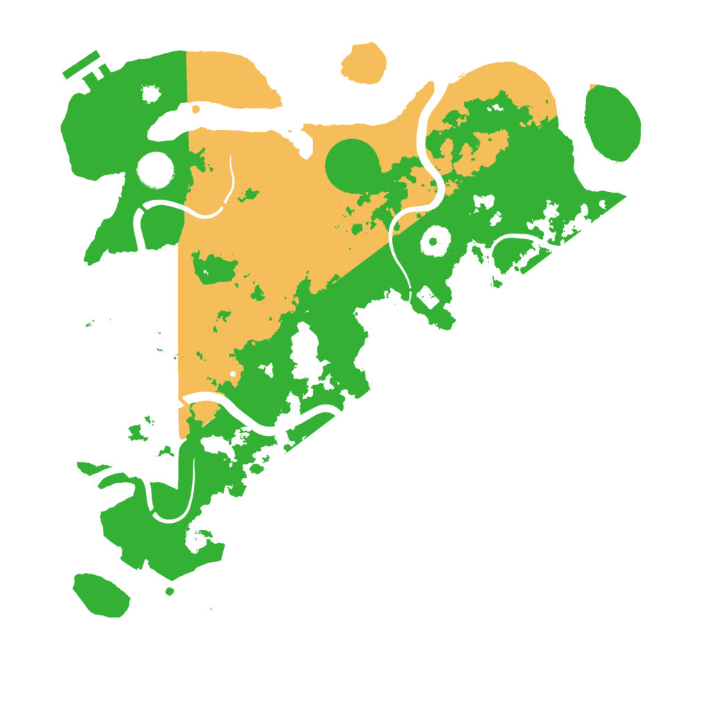 Biome Rust Map: Procedural Map, Size: 3500, Seed: 450517316