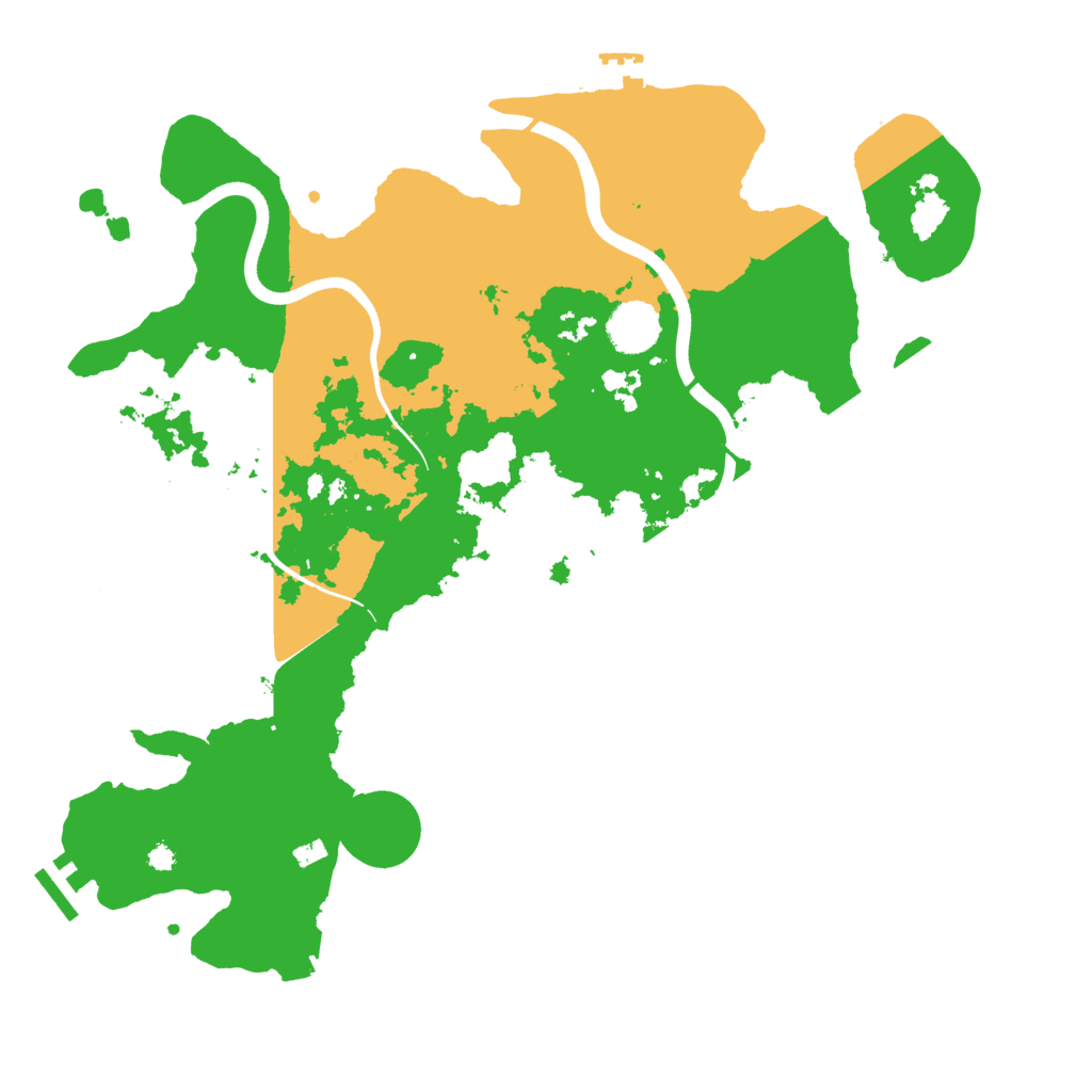 Biome Rust Map: Procedural Map, Size: 3750, Seed: 1782561631