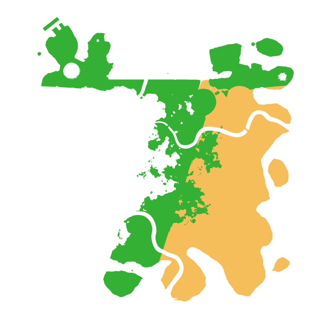 Biome Rust Map: Procedural Map, Size: 3500, Seed: 1588950186