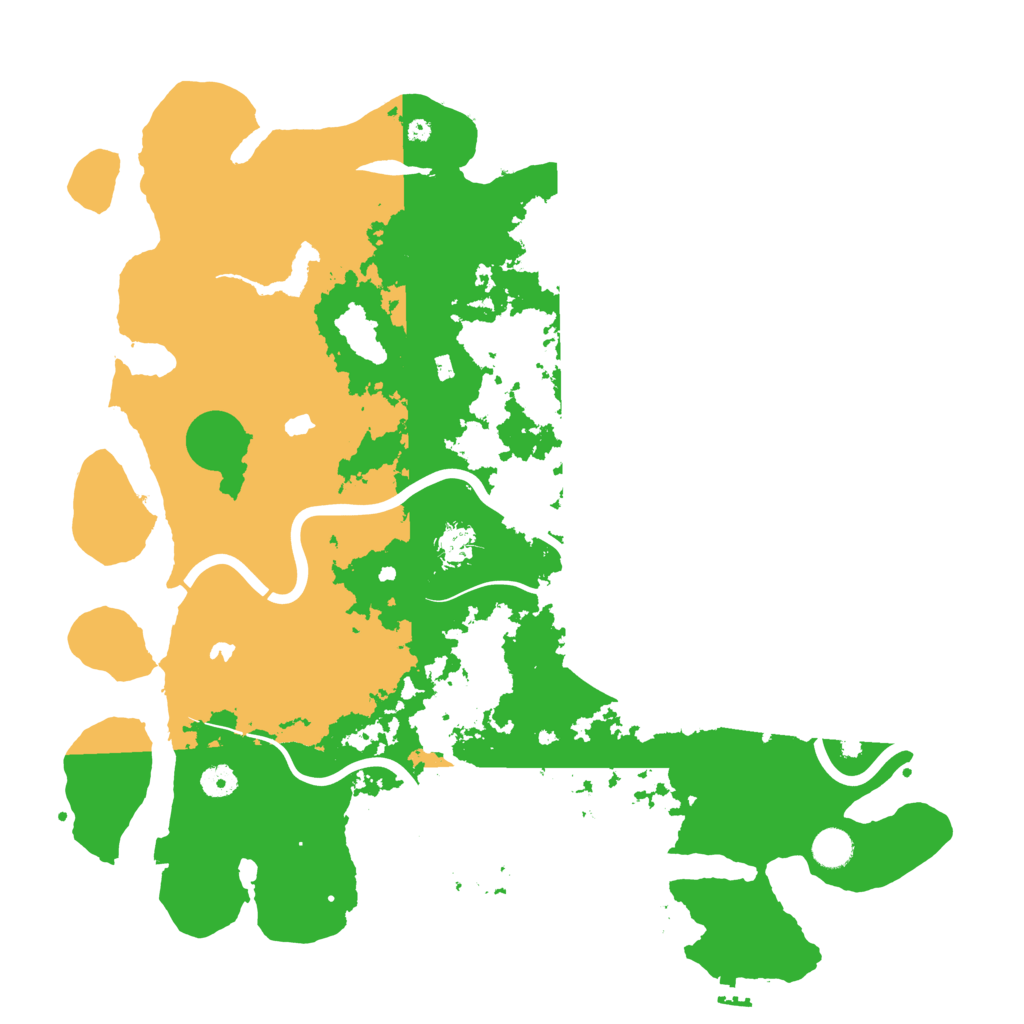 Biome Rust Map: Procedural Map, Size: 4500, Seed: 654365