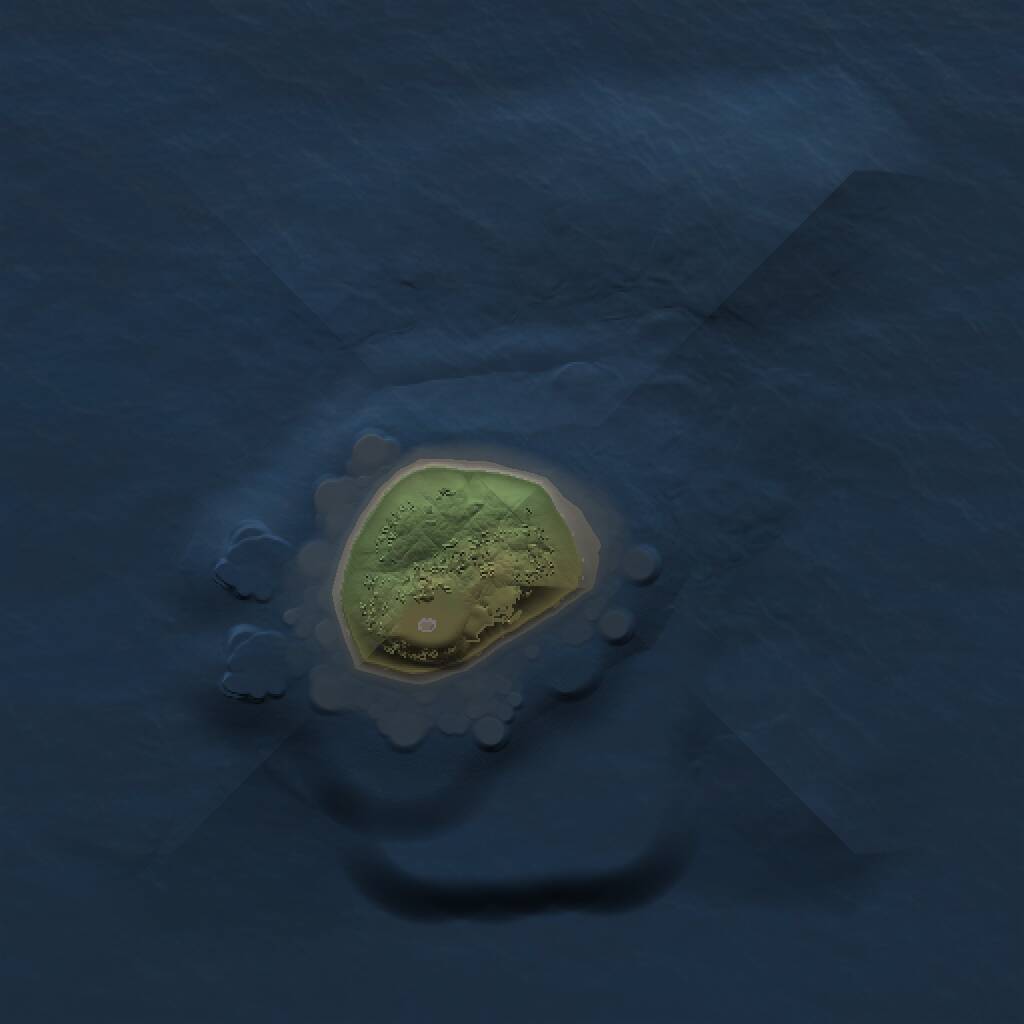 Rust Map: Procedural Map, Size: 1000, Seed: 4758000, 1 Monuments