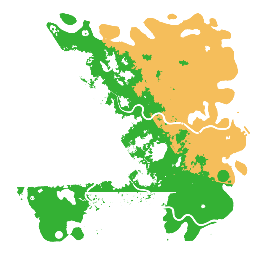 Biome Rust Map: Procedural Map, Size: 5800, Seed: 483651