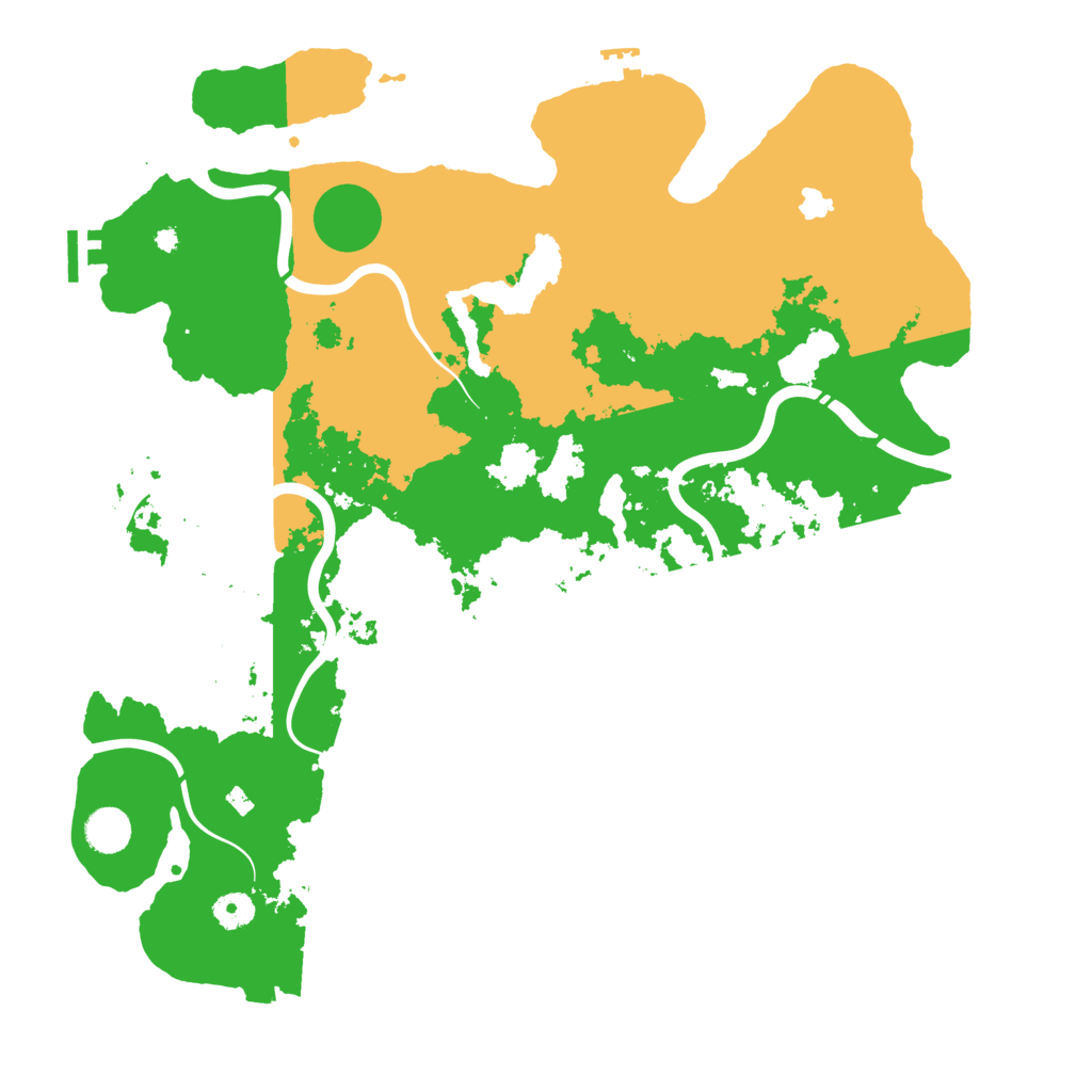 Biome Rust Map: Procedural Map, Size: 4250, Seed: 21204