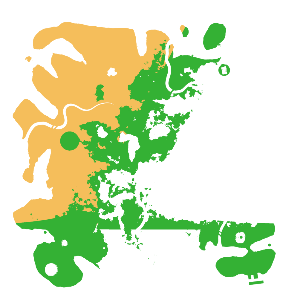 Biome Rust Map: Procedural Map, Size: 4250, Seed: 23808