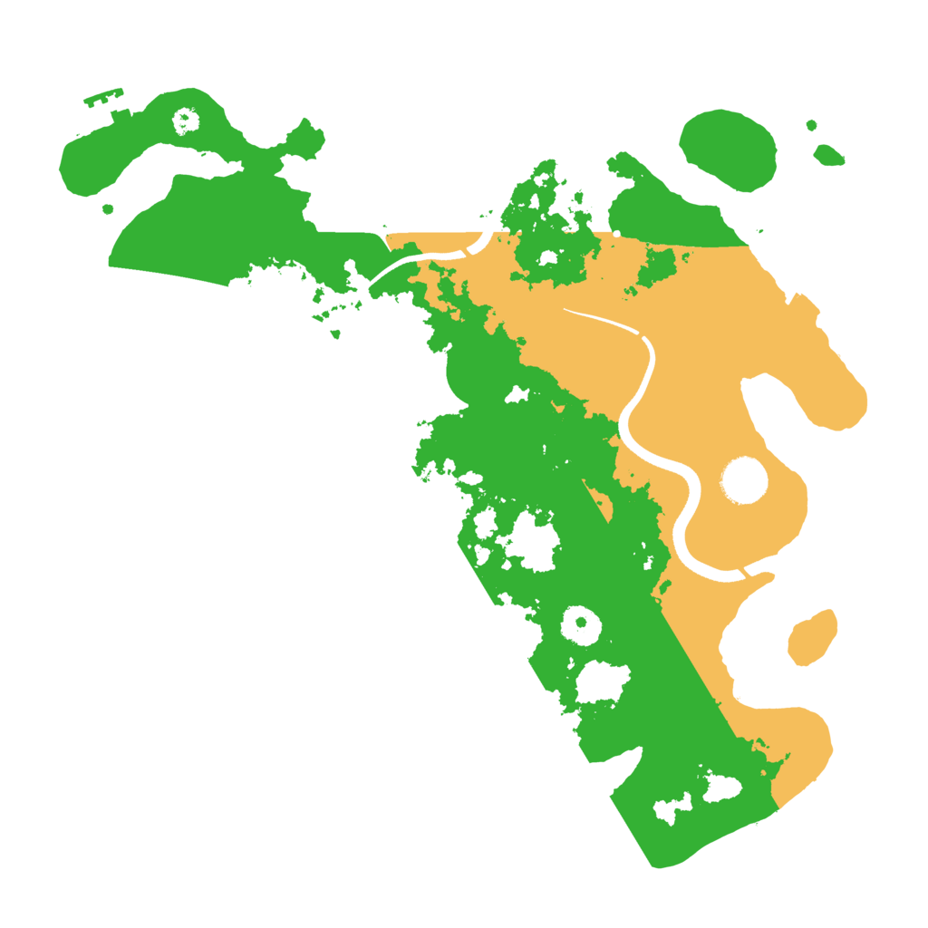 Biome Rust Map: Procedural Map, Size: 3500, Seed: 1937671173