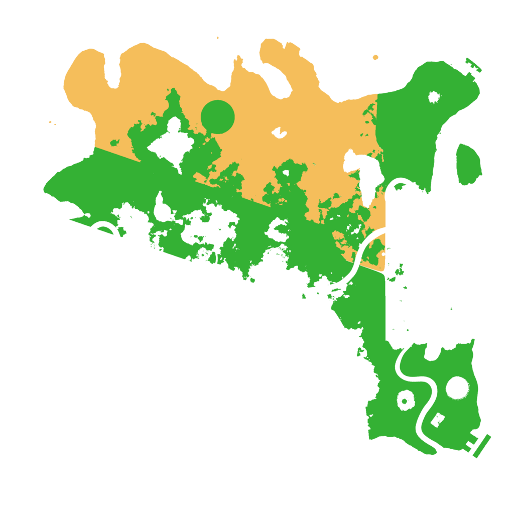 Biome Rust Map: Procedural Map, Size: 4000, Seed: 122130