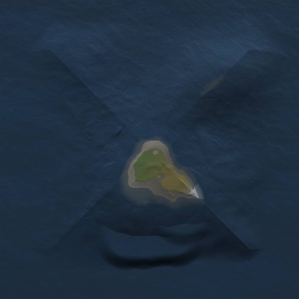 Rust Map: Procedural Map, Size: 1000, Seed: 4352201, 1 Monuments