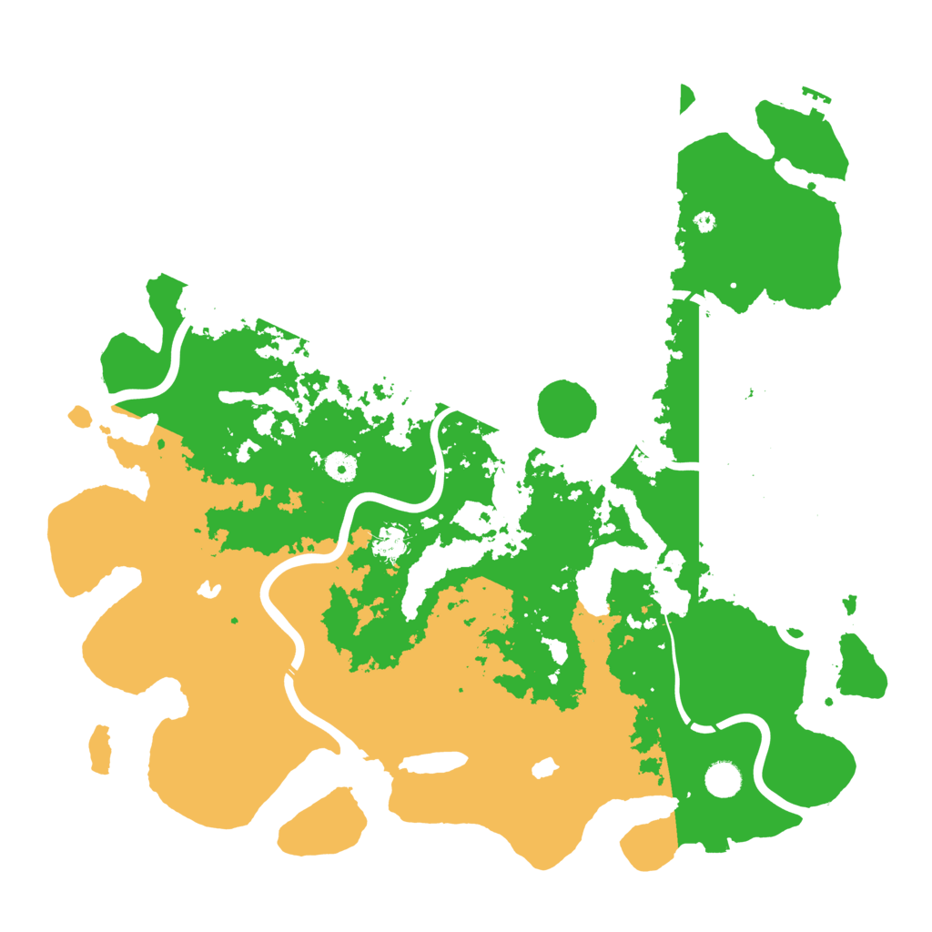 Biome Rust Map: Procedural Map, Size: 4500, Seed: 1627430576