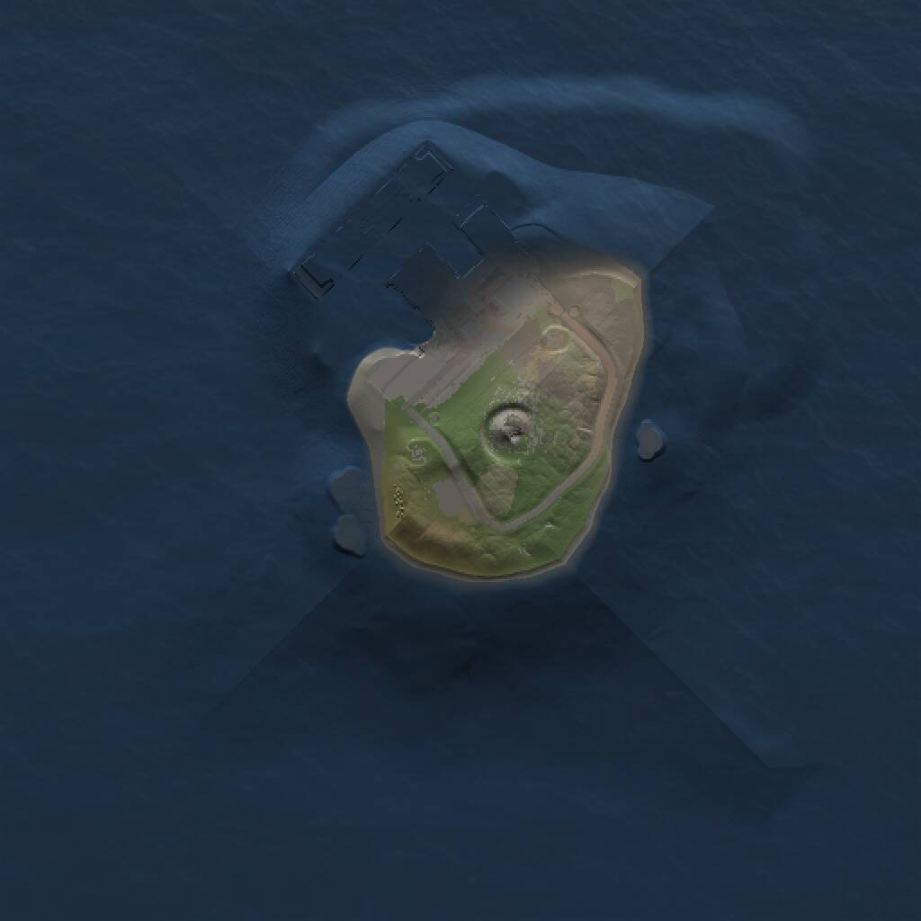 Rust Map: Procedural Map, Size: 1000, Seed: 756175736, 2 Monuments