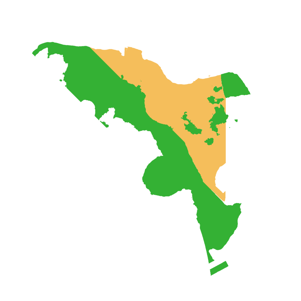 Biome Rust Map: Procedural Map, Size: 2000, Seed: 1906487835