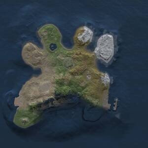 Thumbnail Rust Map: Procedural Map, Size: 2000, Seed: 1308021918, 4 Monuments