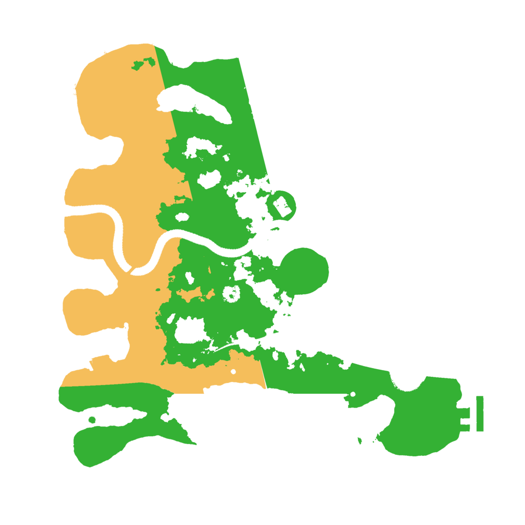 Biome Rust Map: Procedural Map, Size: 3000, Seed: 53563