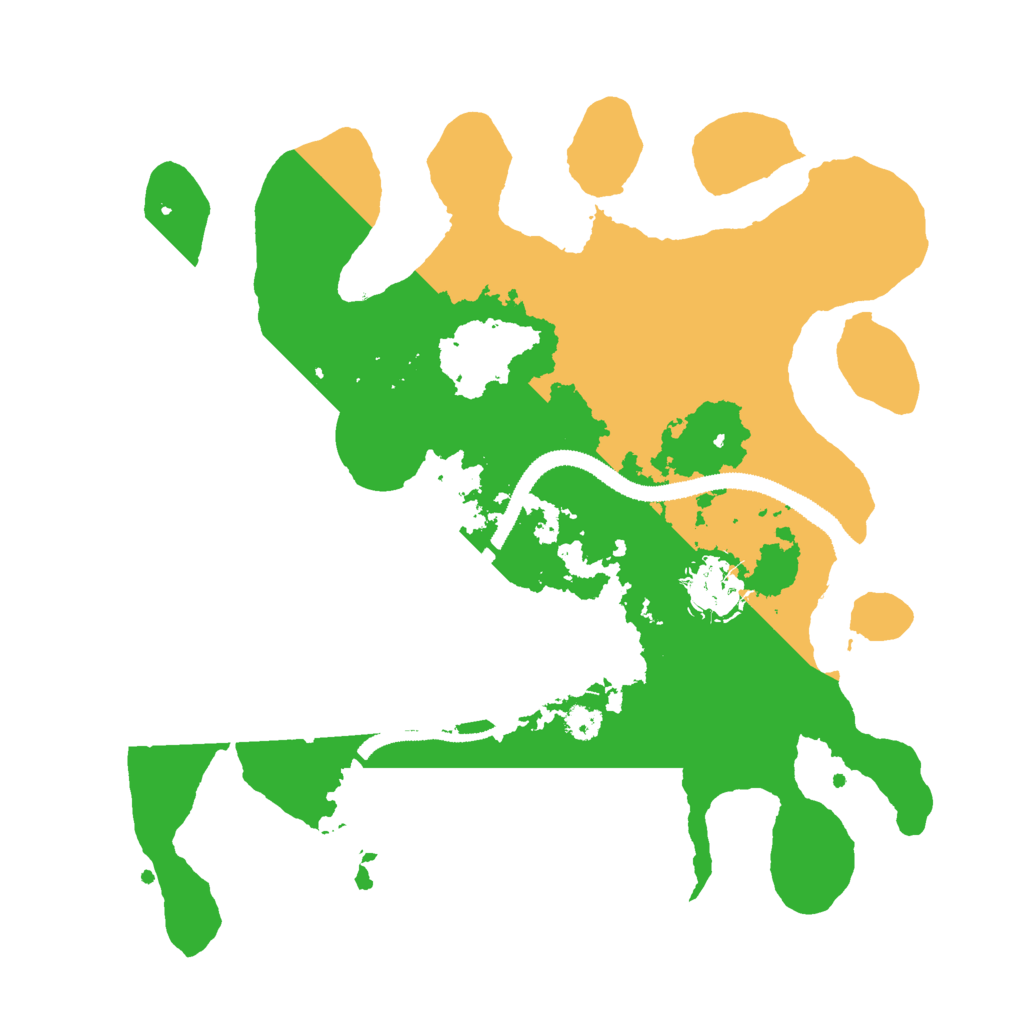 Biome Rust Map: Procedural Map, Size: 3000, Seed: 1455237676