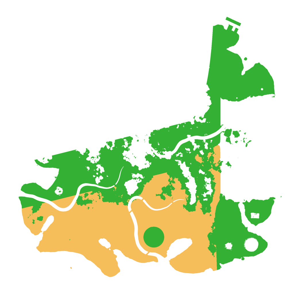 Biome Rust Map: Procedural Map, Size: 3750, Seed: 120203991