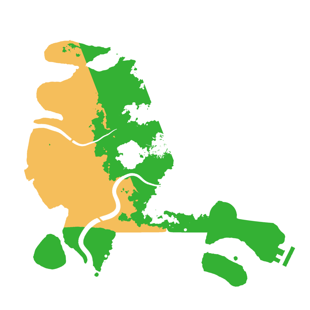 Biome Rust Map: Procedural Map, Size: 3000, Seed: 1510624848