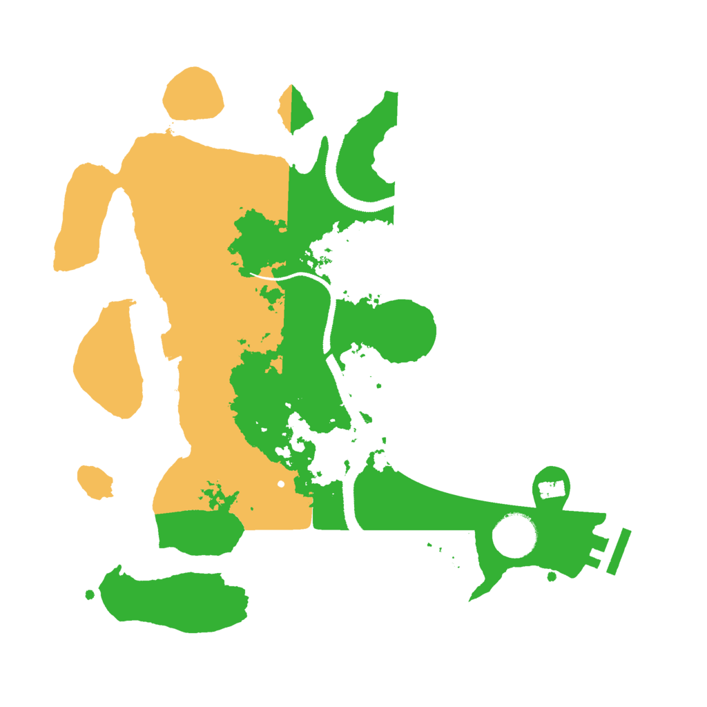 Biome Rust Map: Procedural Map, Size: 3000, Seed: 73574