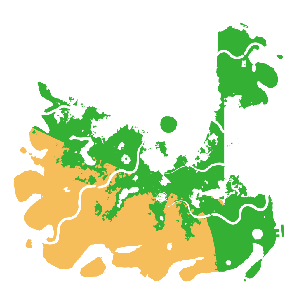 Biome Rust Map: Procedural Map, Size: 5000, Seed: 1627430576