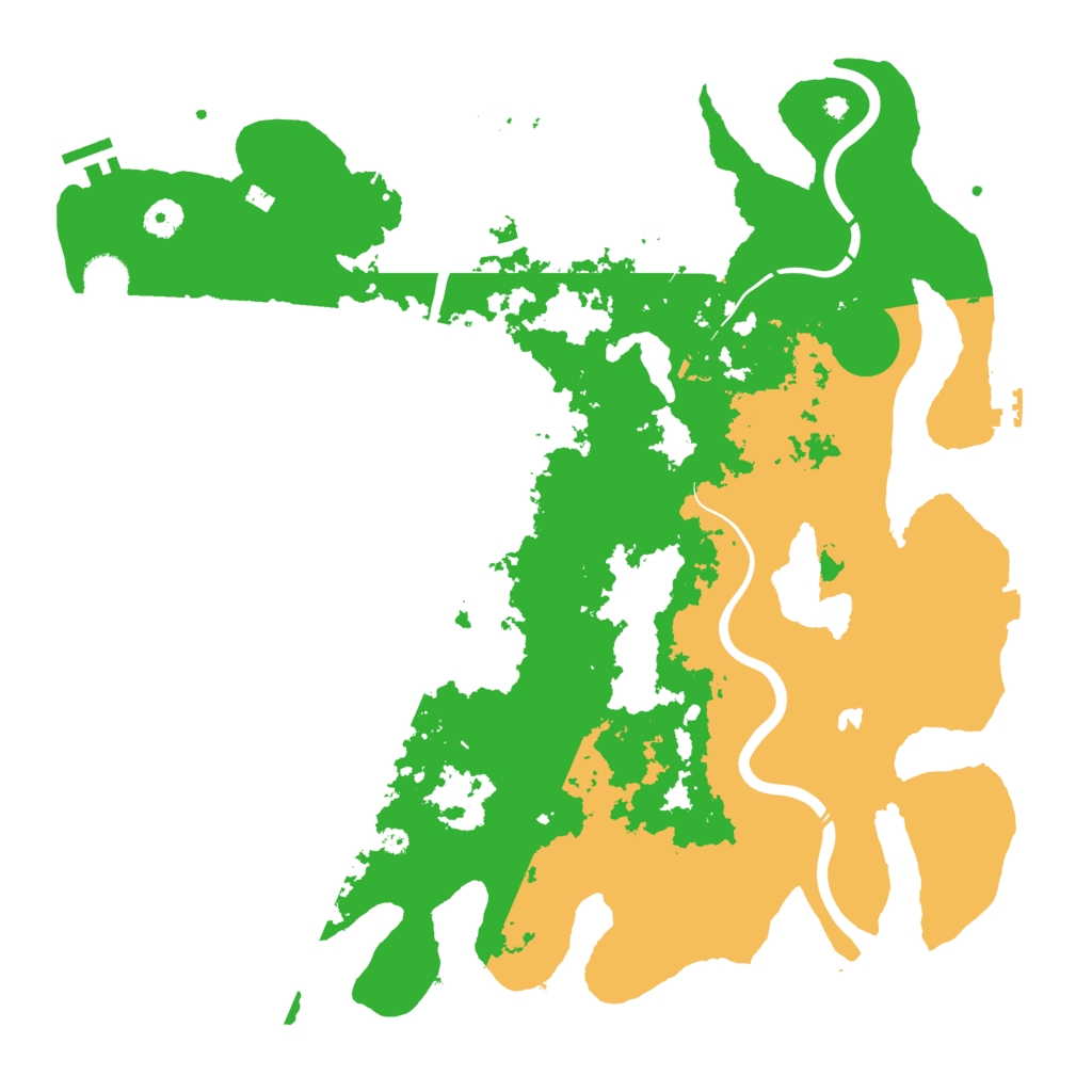 Biome Rust Map: Procedural Map, Size: 4300, Seed: 1531687563